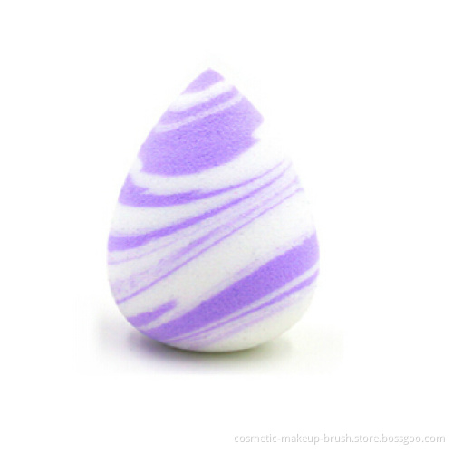 Two-toned latex free makeup foundation puff sponge